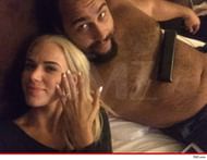 Lana posted about her engagement to Rusev on social media, even though she was in a kayfabe relationship with Dolph Ziggler.